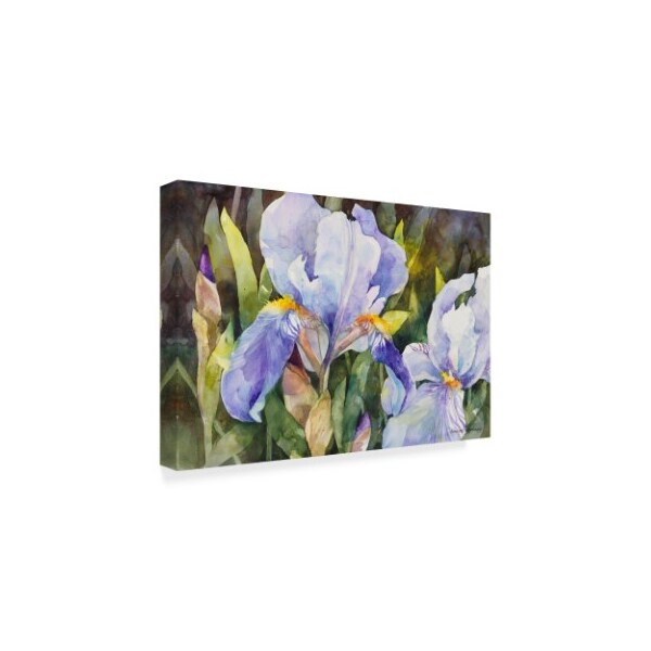 Annelein Beukenkamp 'Purple Iris Closeup' Canvas Art,30x47